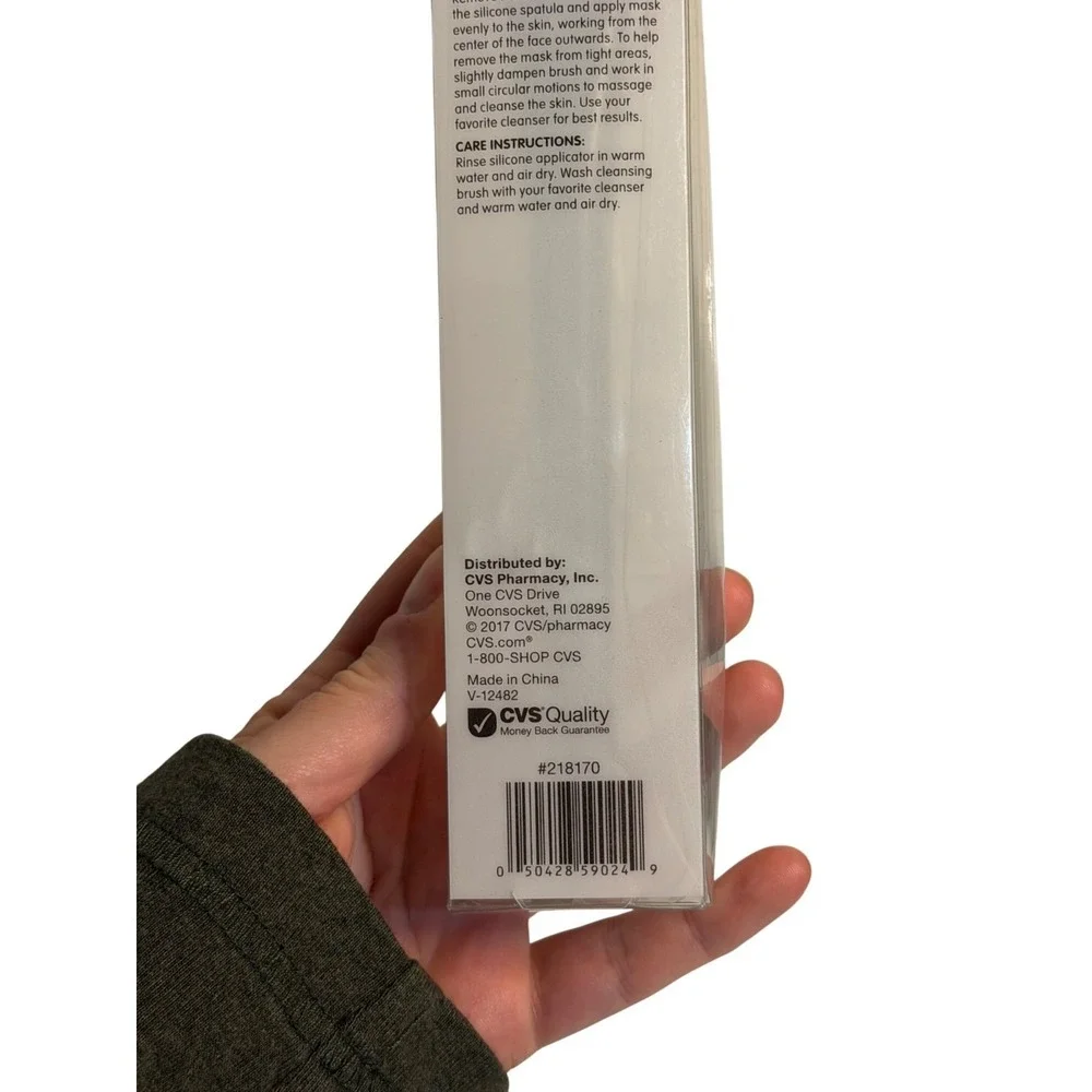 NEW Beauty 360 Dual Ended Face Mask Tool Latex Free Brush Applicator and Removal